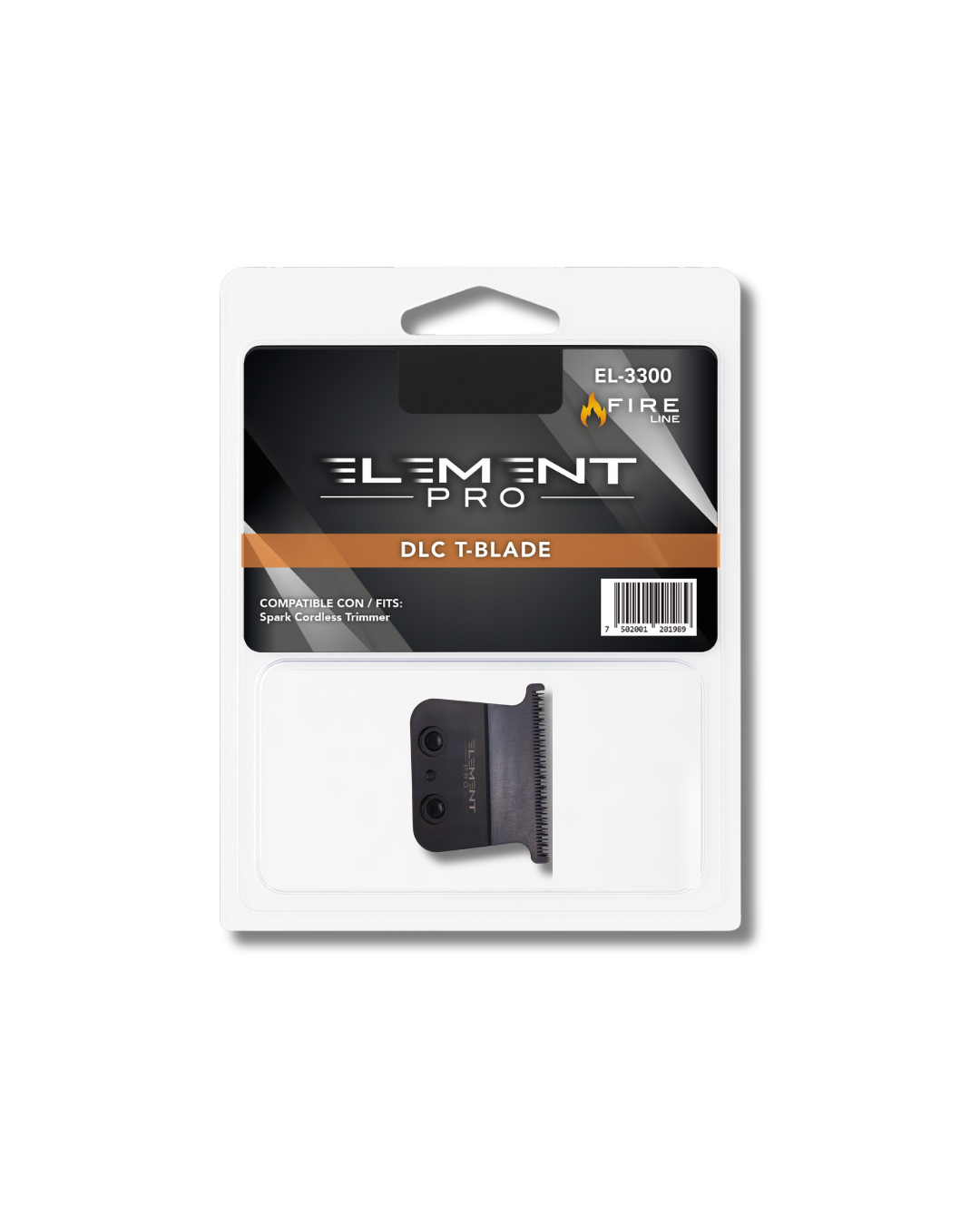 Cuchilla En T DLC T-Blade Para Spark Cordless Trimmer
