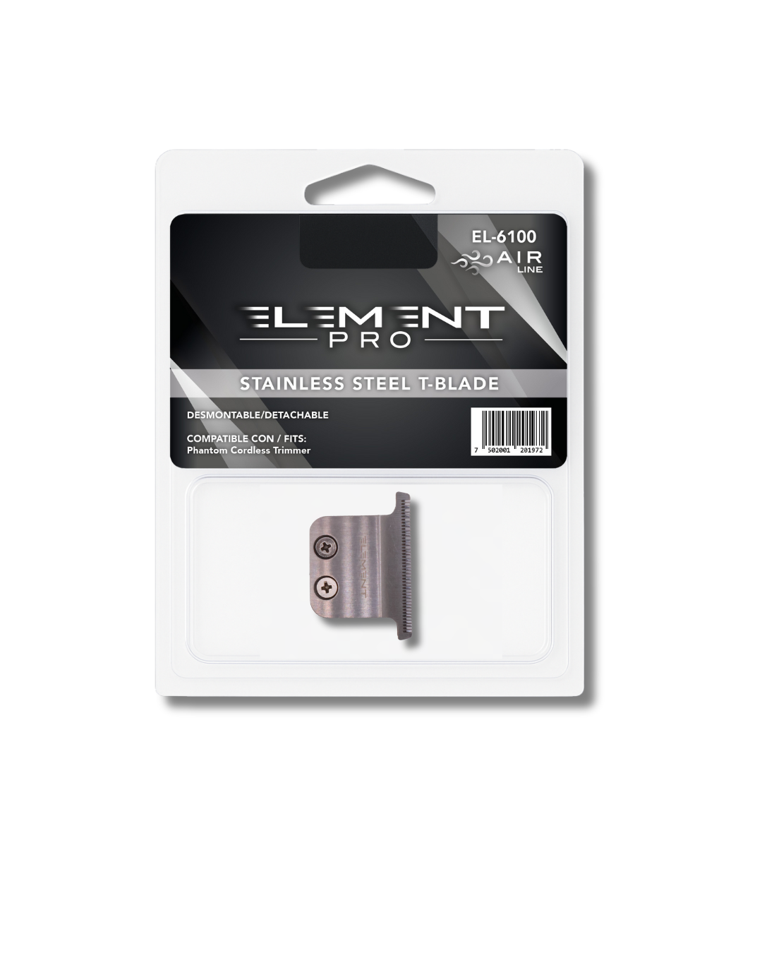 Cuchilla En T Para Phantom Cordless Trimmer