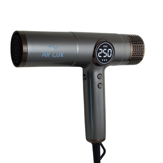 Secadora Air Lux de Element Pro con pantalla digital – Secadora profesional con tecnología Bi-Voltaje, triple filtro autolimpiante y control digital de temperatura.
