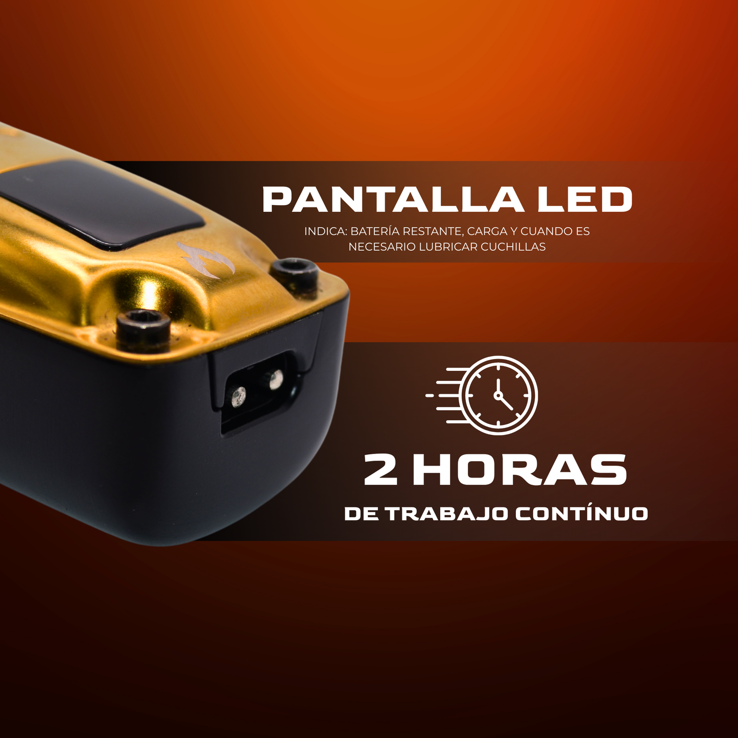 Máquina para corte de cabello profesional 24K Cordless Clipper